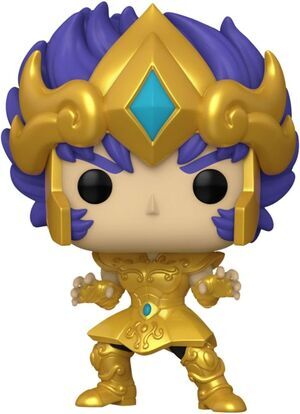 CABALLEROS DEL ZODIACO SAINT SEIYA FIGURA POP! ANIMATION GOLD LEO IKKI 9 CM