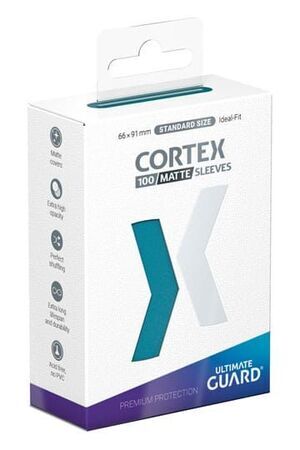 ULTIMATE GUARD CORTEX SLEEVES TAMA�O EST�NDAR GASOLINA AZUL MATE (100)