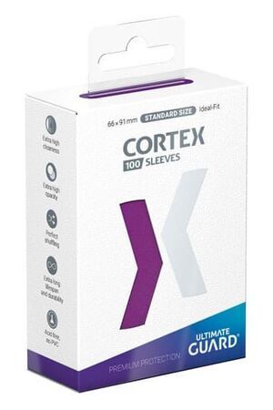 ULTIMATE GUARD CORTEX SLEEVES TAMA�O EST�NDAR VIOLETA (100)