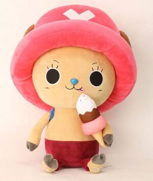 ONE PIECE PELUCHE CHOPPER NEW VER.1 CON HELADO 45 CM