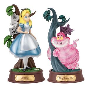 ALICIA EN EL PAS DE LAS MARAVILLAS PACK DE 2 ESTATUAS MINI DIORAMA STAGE CANDY COLOR SPECIAL EDITION 10 CM