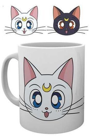 SAILOR MOON TAZA LUNA & ARTEMIS                                            