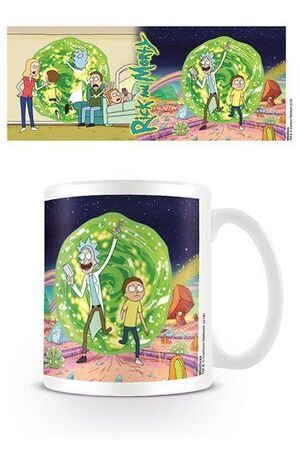 RICK Y MORTY PORTAL TAZA