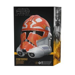 STAR WARS THE BLACK SERIES 332ND AHSOKA CLONE TROOPER ELECTRONIC HELMET REPLICA 1:1