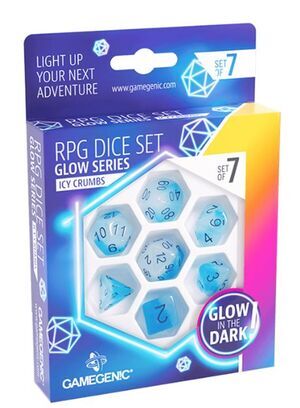 GAMEGENIC: ICY CRUMBS RPG DICE SET (7 PCS)