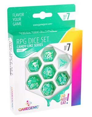 GAMEGENIC: MINT RPG DICE SET (7PCS)