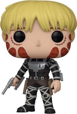 ATAQUE A LOS TITANES FIGURA POP! ANIMATION VINYL ARMIN ARLERT 9 CM - CHASE