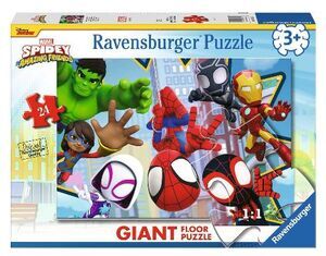 MARVEL SPIDEY AMAZING FRIENDS PUZZLE GIGANTE 24 PIEZAS