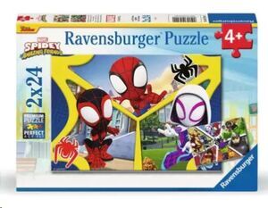 MARVEL SPIDEY AMAZING FRIENDS PUZZLE FIFANTE 2X24 PIEZAS