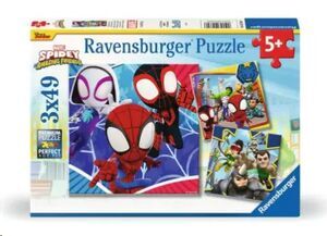 MARVEL SPIDEY AMAZING FRIENDS PUZZLE GIGANTE 3X49 PIEZAS