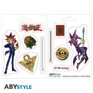 YU-GI-OH! PEGATINAS 16X11CM / 2 HOJAS YUGI & DARK MAGICIAN