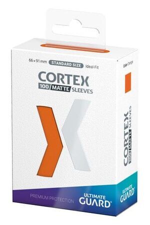 ULTIMATE GUARD CORTEX SLEEVES TAMA�O EST�NDAR NARANJA MATE (100)