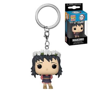 GUARDIANES DE LA NOCHE LLAVERO POCKET POP! VINYL MAKOMO (CON ADORNO DE FLORES) 4 CM