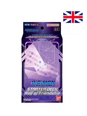 DIGIMON CARD GAME STARTER DECK 16 WOLF OF FRIENDSHIP