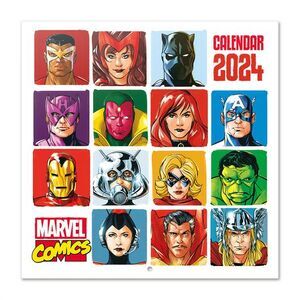 CALENDARIO 2024 MARVEL COMICS 30 X 30