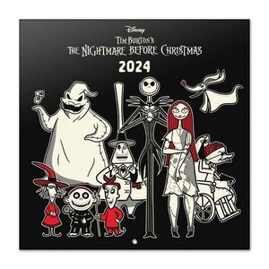 CALENDARIO 2024 DISNEY PESADILLA ANTES DE NAVIDAD 30 X 30