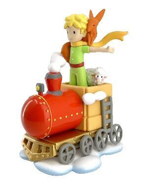 LE PETIT PRINCE FIG 8;2 CM EL PRINCIPITO Y SUS AMIGOS EN EL TREN