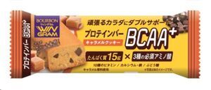 BARRITA DE PROTENAS BCAA+ SABOR A CARAMELO 40G