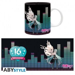 HATSUNE MIKU TAZA 320 ML FELIZ 16 CUMPLEAOS