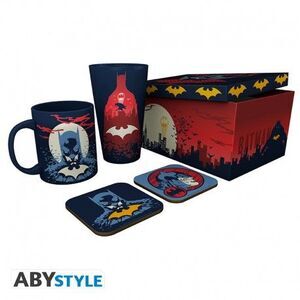 DC COMICS SET DE VASO XXL + TAZA + 2 POSAVASOS