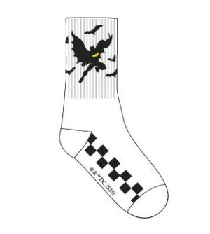 BATMAN CALCETINES DEPORTIVOS BLANCO BATMAN (TALLA UNICA)