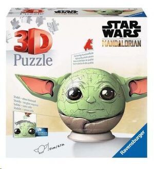 STAR WARS THE MANDALORIAN PUZZLE 3D GROGU 77 PIEZAS