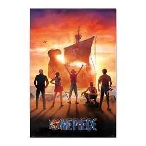 POSTER ONE PIECE NETFLIX STRAW HAT PIRATES 61 X 91 CM