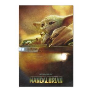 POSTER STAR WARS THE MANDALORIAN GROGU POD 61 X 91 CM