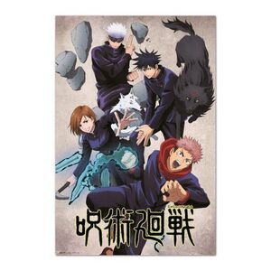 POSTER JUJUTSU KAISEN JUJUTSUSHI 61 X 91 CM