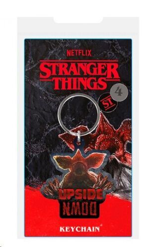 STRANGER THINGS 4 LLAVERO DE GOMA DEMOGORGON