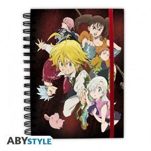 THE SEVEN DEADLY SINS CUADERNO ESPIRAL MELIODAS Y LOS PECADOS