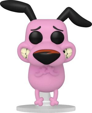 AGALLAS; EL PERRO COBARDE POP! ANIMATION VINYL FIGURA AGALLAS 9 CM