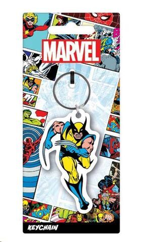 MARVEL COMICS LLAVERO GOMA WOLVERINE