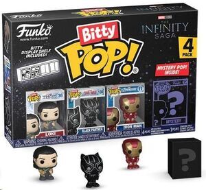 MARVEL PACK DE 4 FIGURAS BITTY POP! VINYL THOR 2;5 CM