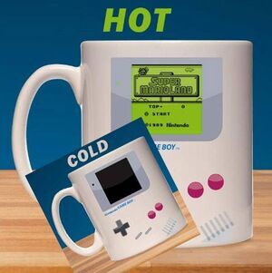 NINTENDO GAME BOY TAZA CERAMICA SENSITIVA AL CALOR SUPER MARIO LAND 300 ML