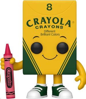 CRAYOLA POP! VINYL FIGURA CRAYON BOX 8PC 9 CM