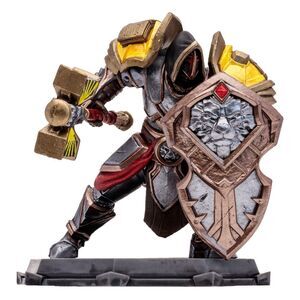 WORLD OF WARCRAFT FIGURA HUMAN PALADIN WARRIOR (RARE) 15 CM