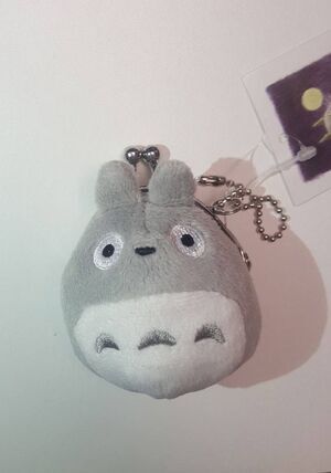 MI VECINO TOTORO MINI MONEDERO TOTORO GRIS STUDIO GHIBLI                   