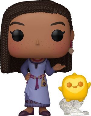 WISH FIGURA POP! DISNEY VINYL ASHA WITH STAR 9 CM