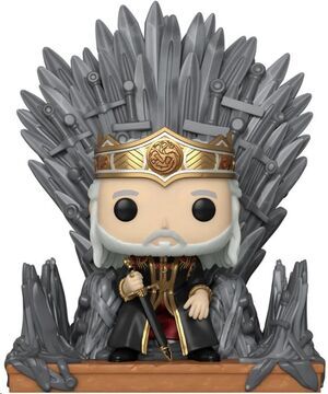 LA CASA DEL DRAG�N POP! DELUXE VINYL FIGURA VISERYS ON THRONE 9 CM