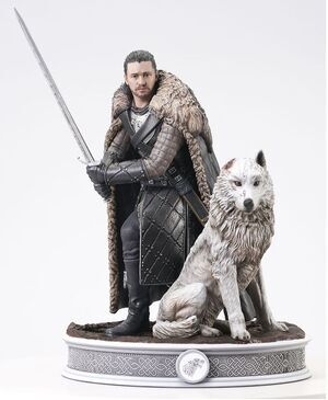 JUEGO DE TRONOS DIORAMA PVC 25;5 CM JON SNOW