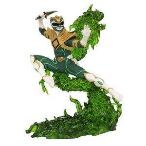 POWER RANGERS MIGHTY MORPHIN GALLERY RE-RUN DIORAMA PVC 25 CM RANGER VERDE