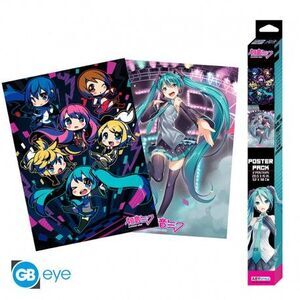 POSTERS HATSUNE  (SET 2 POSTERS 52X38 CM)