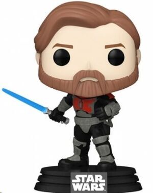 STAR WARS CLONE WARS POP! FIG OBI WAN KENOBI MANDO EXCLUSIVO 9CM