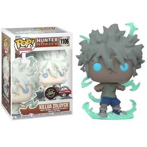 HUNTER X HUNTER FIG POP! ANIMATION VINYL KILLUA GOD OF SPEED EXCLUSIVE 9 CM GITD CHASE VER