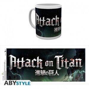 ATAQUE A LOS TITANES TAZA 320ML LOGO