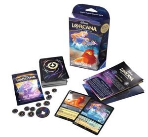 DISNEY LORCANA TCG THE FIRST CHAPTER STARTER DECK - INGLS