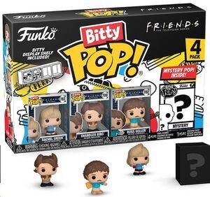 FRIENDS PACK DE 4 FIGURAS BITTY POP! VINYL 80'S RACHEL 2;5 CM