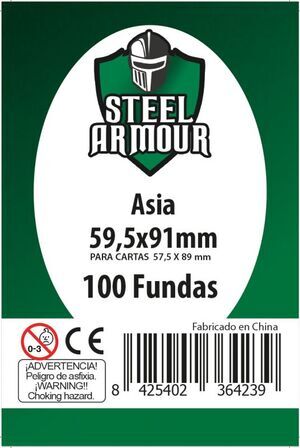 FUNDAS STEEL ARMOUR ASIA 59;5X91 MM (100)