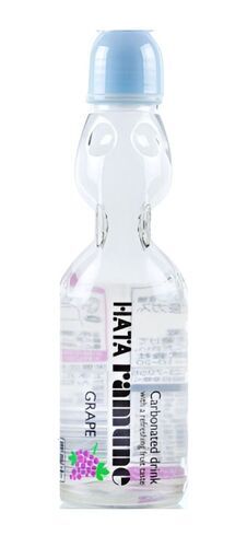 RAMUNE HATA KOSEN CLEAR FRUITS SABOR A UVA 200ML